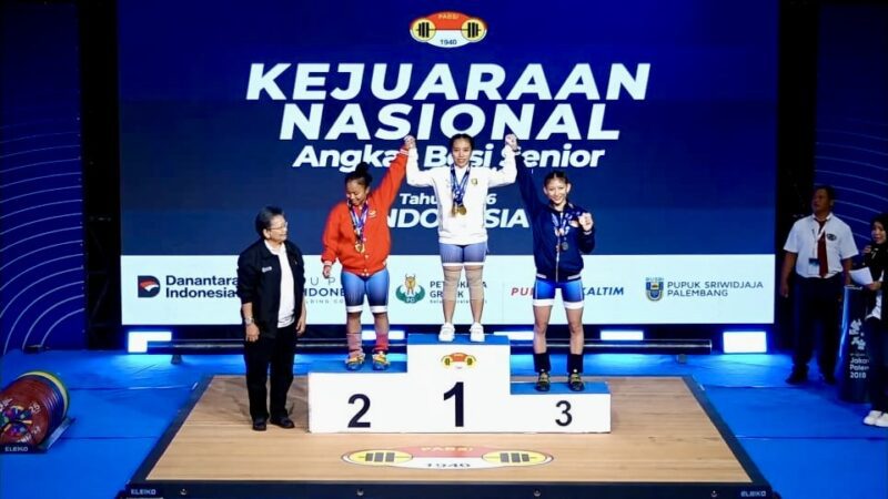 Dua Lifter Lampung Borong Lima Medali Emas Dihari Pertama Kejurnas Angkas Besi 2026