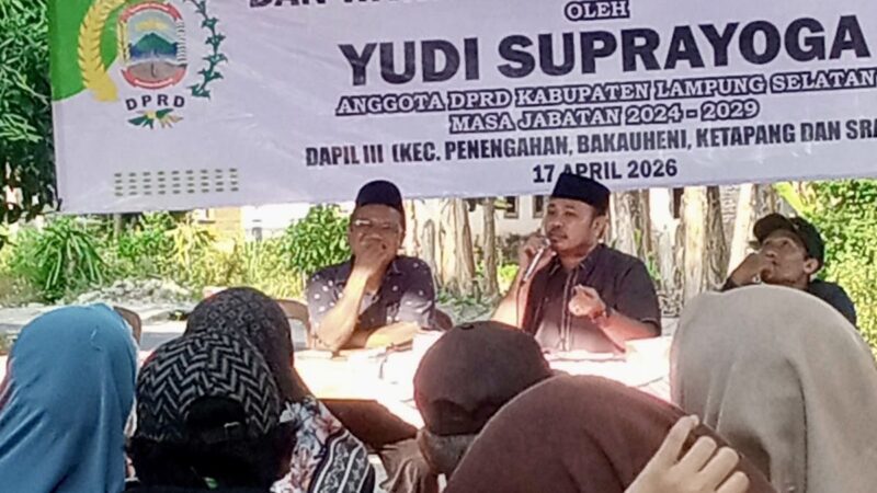 Sosialisasi IPWK, Anggota DPRD Lampung Selatan Ajak Warga Desa Ruguk Ketapang Dialog Bersama