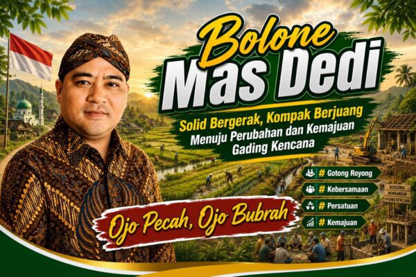Diiringi Doa dan Dukungan Masyarakat, Dedi Saputra Resmi Daftar Bakal Calon Kepalo Tiyuh Gading Kencana
