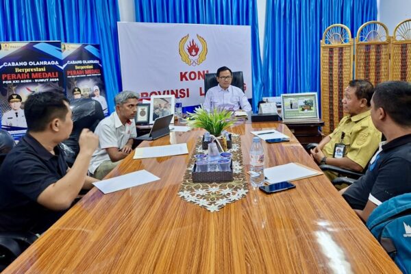 Panggil 3 Cabor, KONI Lampung Bidik Banyak Medali di BK PON