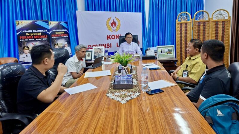 Panggil 3 Cabor, KONI Lampung Bidik Banyak Medali di BK PON