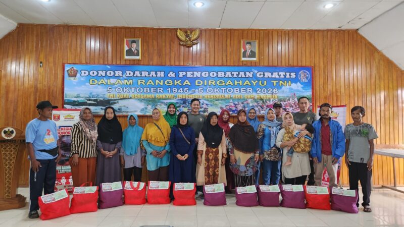 Bukan Sekadar Perayaan, HUT TNI ke-81 di Lampung Barat Diisi Aksi Nyata untuk Masyarakat