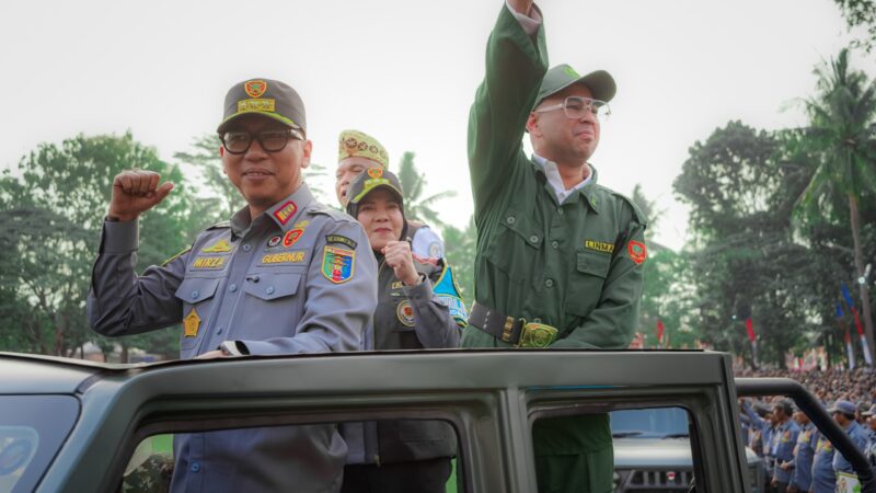 Gubernur Lampung: Rasa Aman Jadi Fondasi Pembangunan, Satlinmas Diminta Perkuat Kesiapsiagaan