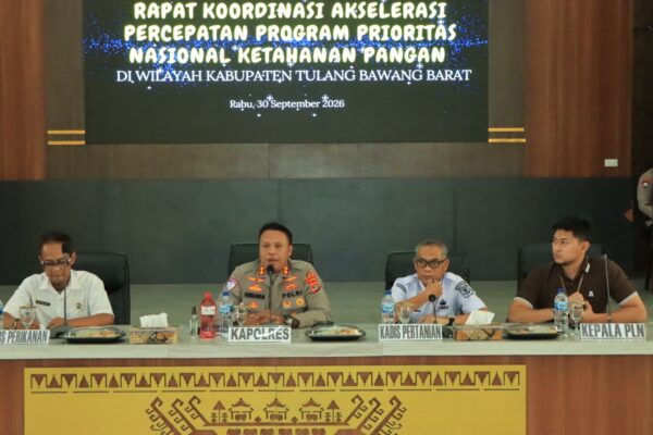 Polres Tulang Bawang Barat Gelar Akselerasi Percepatan Program Prioritas Nasional Kedaulatan Pangan