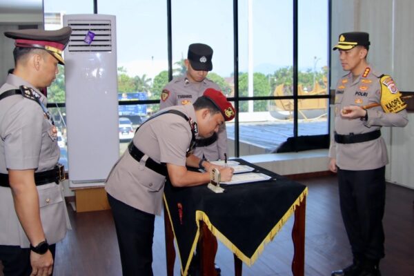 Kasat Reskrim Polresta Bandar Lampung Berganti, Kompol Regan Resmi Gantikan Kompol Gigih