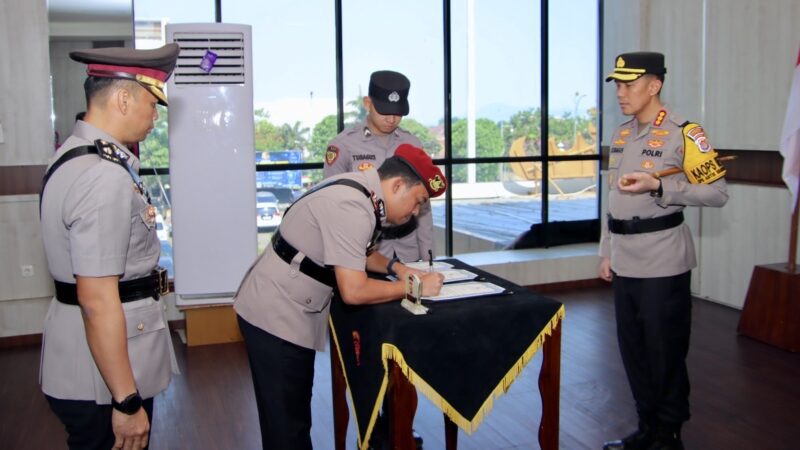 Kasat Reskrim Polresta Bandar Lampung Berganti, Kompol Regan Resmi Gantikan Kompol Gigih