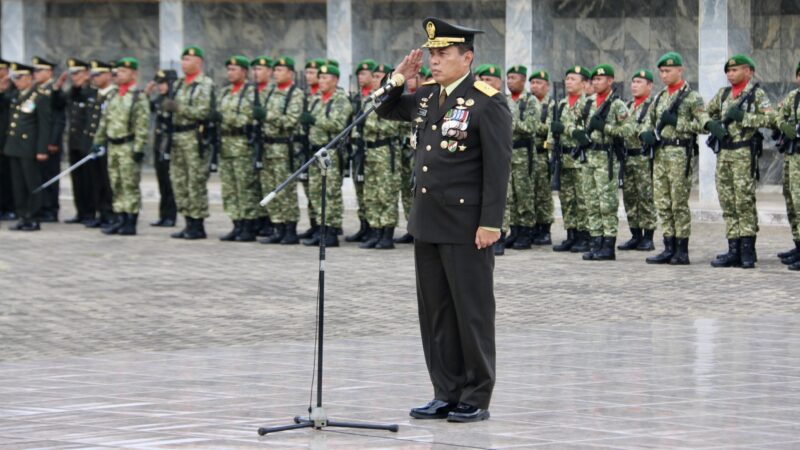 Peringati HUT ke-81 TNI,Kasrem 043/Gatam Hadiri Ziarah Nasional di TMP Tanjung Karang