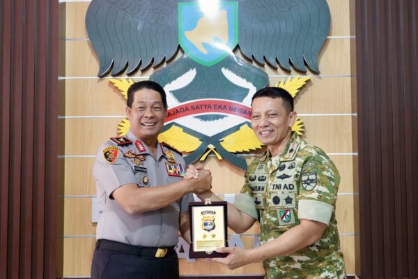 Danrem 043/Gatam dan Kapolda Lampung Perkuat Sinergi, Jaga Kondusivitas Wilayah