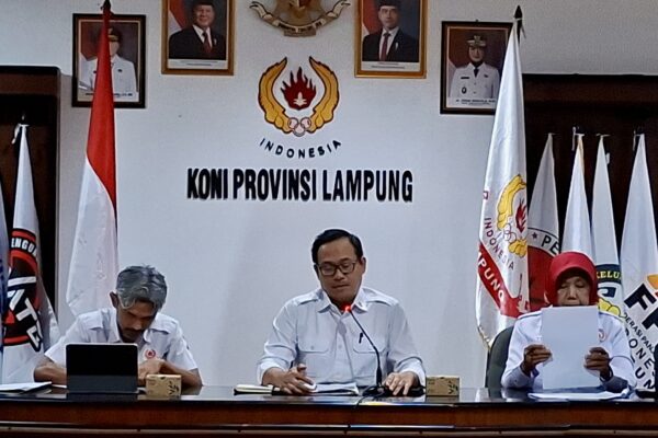 Kumpulkan Tim Keabsahan & TD, KONI Lampung Kebut Persiapan Porprov X