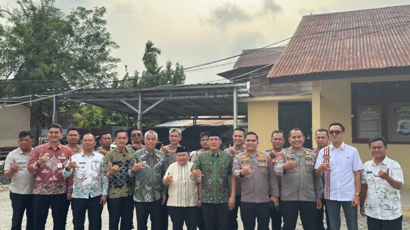 Perkuat Sinergitas, Kapolres Pesisir Barat Sambut Kunjungan Bupati dan Wakil Bupati di Mapolres