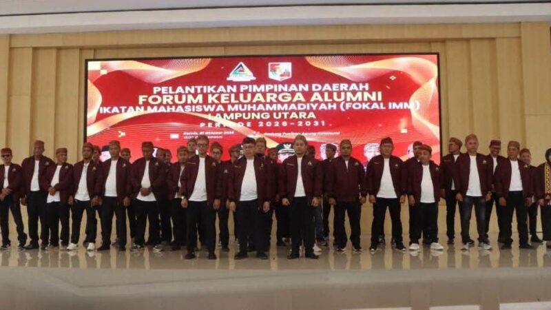 Bupati Hamartoni Hadiri Pelantikan Fokal IMM Sekaligus Peluncuran Buku