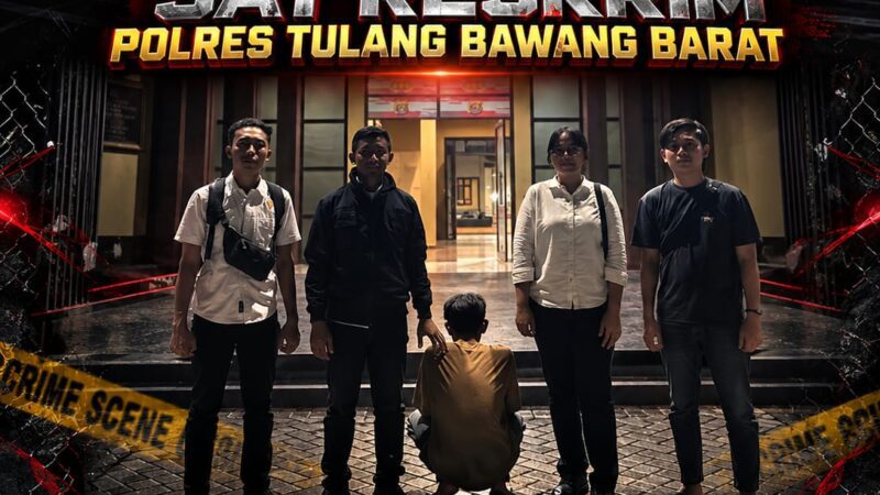 Satreskrim Polres Tulang Bawang Barat Ungkap Pelaku Tindak Pidana Persetubuhan Anak Di Bawah Umur