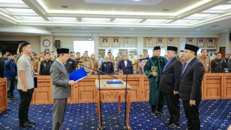 Pemprov Lampung Lantik Dua Pejabat Pimpinan Tinggi Pratama