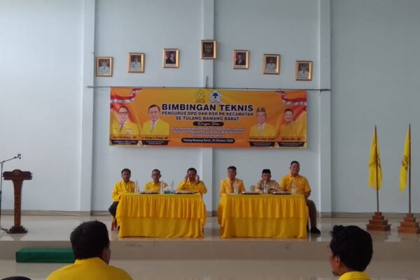 DPD Golkar Tubaba Gelar Bimtek Pengurus dan KSB PK se-Tulang Bawang Barat