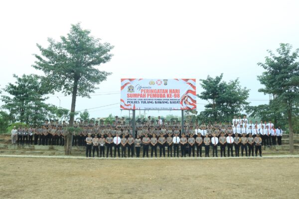 Polres Tulang Bawang Barat Gelar Upacara Peringatan Hari Sumpah Pemuda ke-98 Tahun 2026