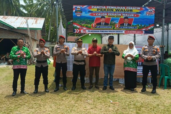Pilratin Serentak Berjalan Kondusif, Bupati Dedi Irawan : Kemenangan Bukan Kekuasaan, Melainkan Amanah