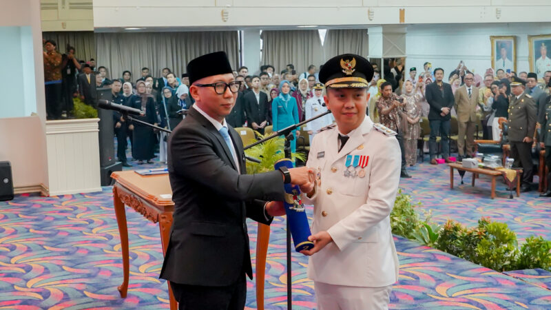 Gubernur Lampung Lantik M. Galang Putra Rahman sebagai Wakil Bupati Way Kanan