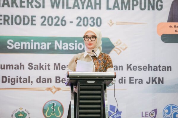 Wagub Jihan Nurlela Dorong PERSI Perkuat Sinergi dan Transformasi Rumah Sakit di Lampung
