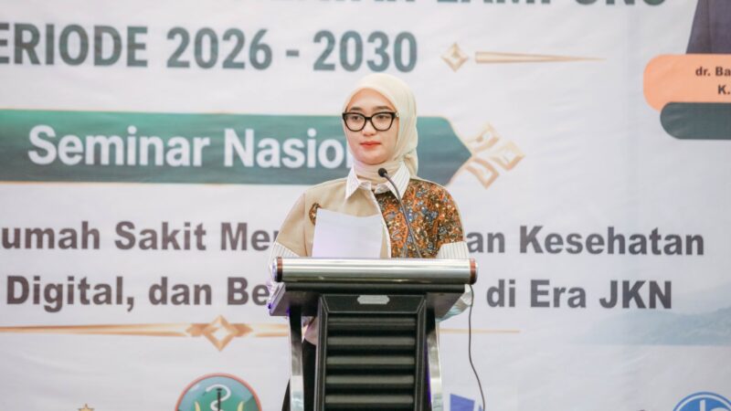 Wagub Jihan Nurlela Dorong PERSI Perkuat Sinergi dan Transformasi Rumah Sakit di Lampung