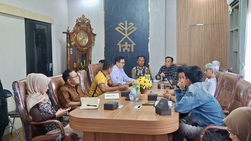 Rakor, KONI-Dispora Bahas Penggunaan Stadion Pahoman Untuk Porprov X dan Bhayangkara FC
